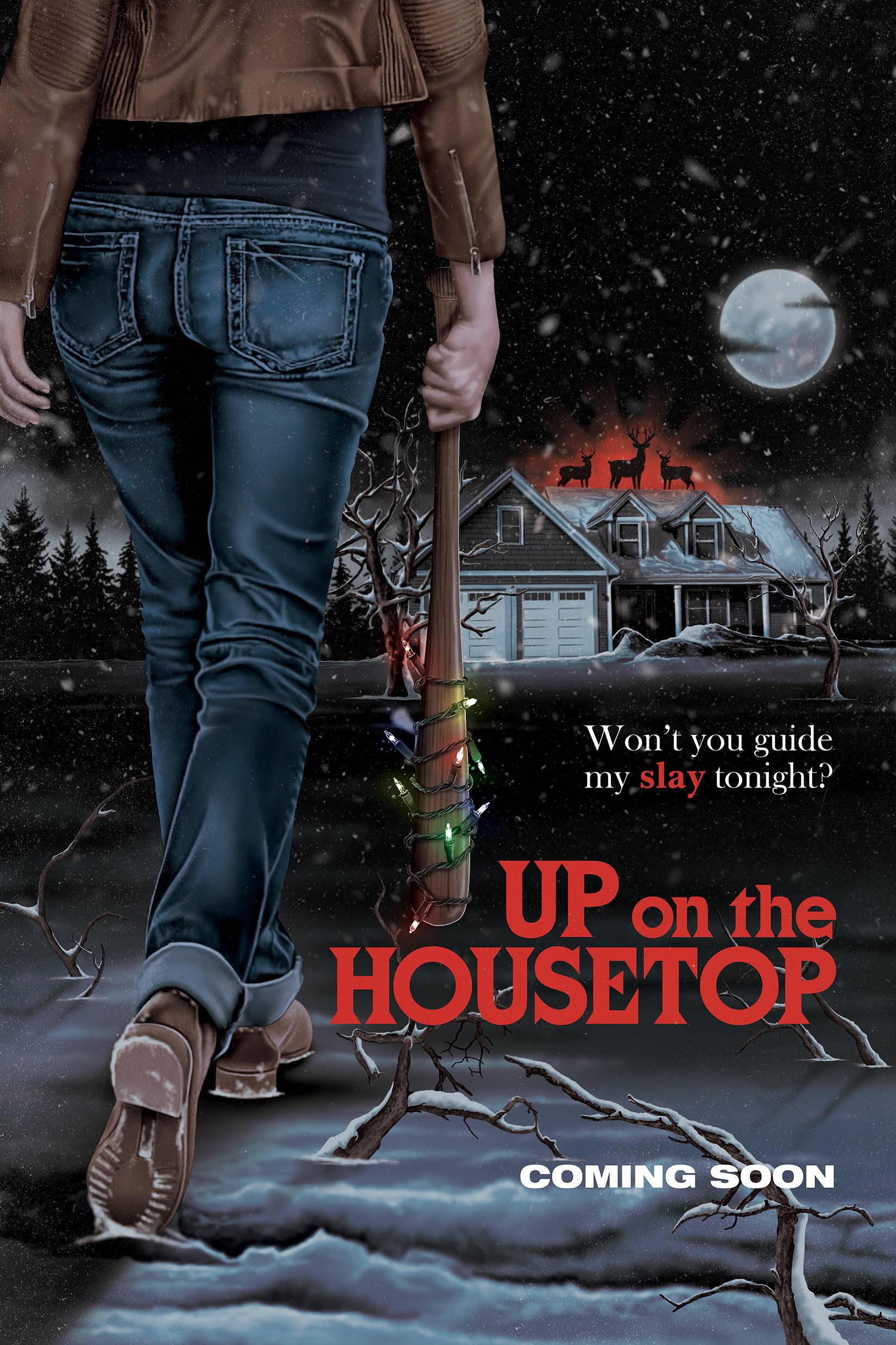 Up on the house top poster
